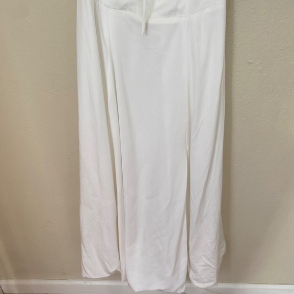 HOUSE OF CB 'Tallulah' White Puff Sleeve Midi Sundress /Size XL or L+ - Picture 8 of 14